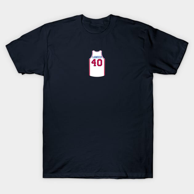 Bill Laimbeer Detroit Jersey Qiangy T-Shirt by qiangdade